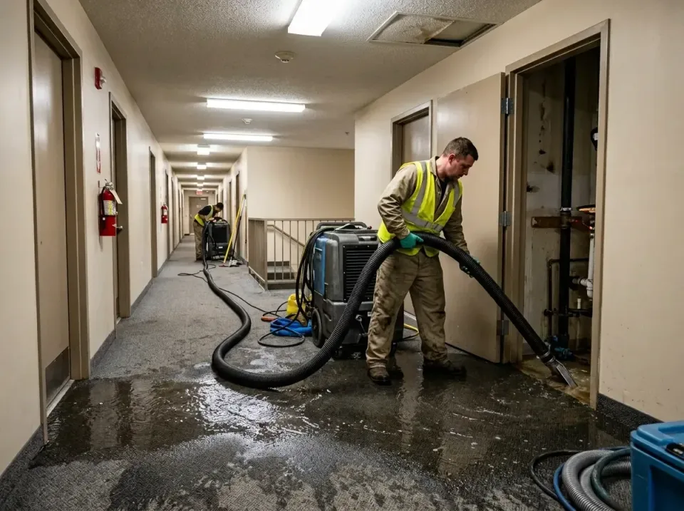 multi-unit-apartment-hallway-f-005 — frequently asked questions, Emergency Burst Pipe Water Extraction & Removal in Asheboro…